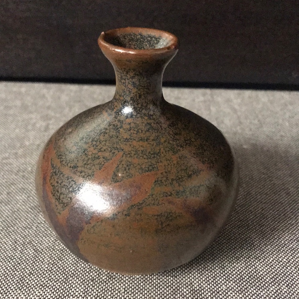 Vintage signed Murdock mini pottery vase